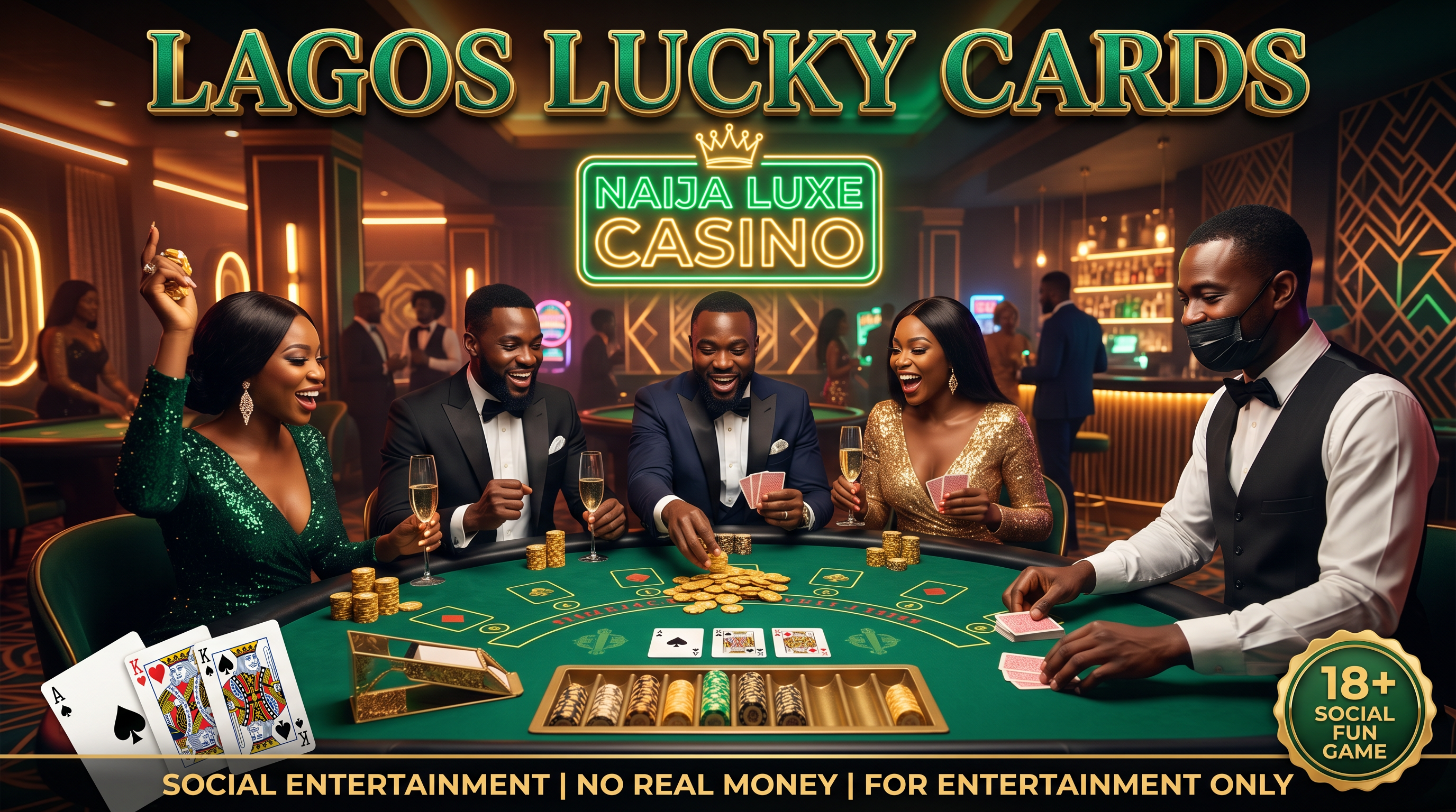 Lagos Lucky Cards – Social Card Game